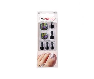 Kiss Твердый лак Импрессс Педикюр "Ол инклюзив", Impress Toe Nails BIPT032