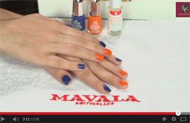 Мастер-класс Mavala: яркий матовый маникюр 