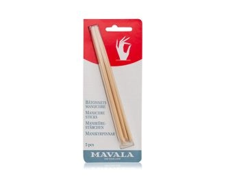 Mavala Палочки для маникюра деревянные Manicure Sticks 5шт 9090613 (на блистере) 
