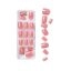Kiss Набор накладных ногтей без клея, максимальной длины "Пудровая роза" 24 шт  Salon Color  Nails DGK02RF